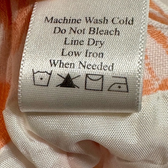 Coldwater Creek Cotton Floral Print Ombre Multicolored Midi Length Skirt - Picture 11 of 11